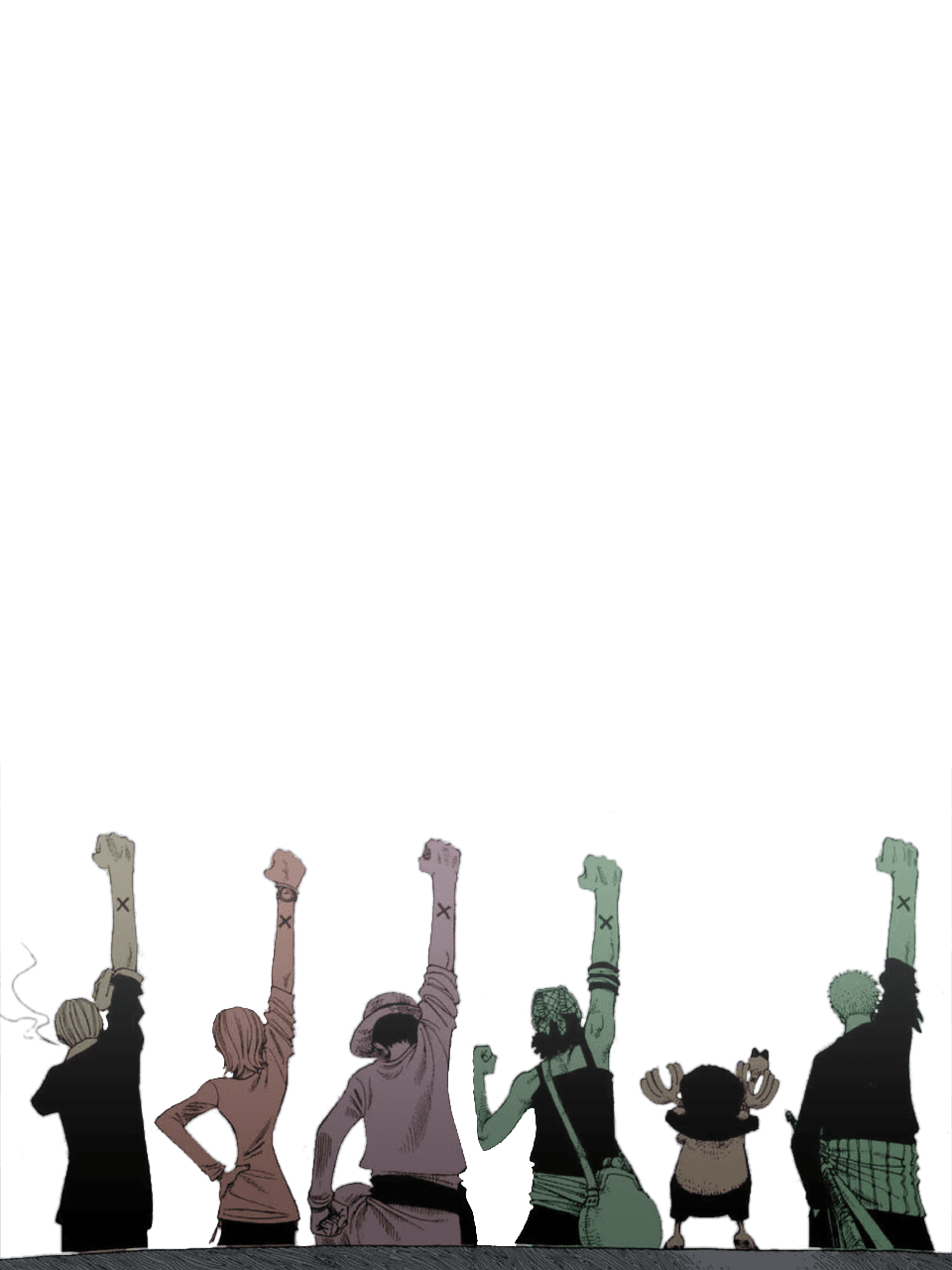 Alabasta for Kobo Libra wallpaper featuring characters and fists and more