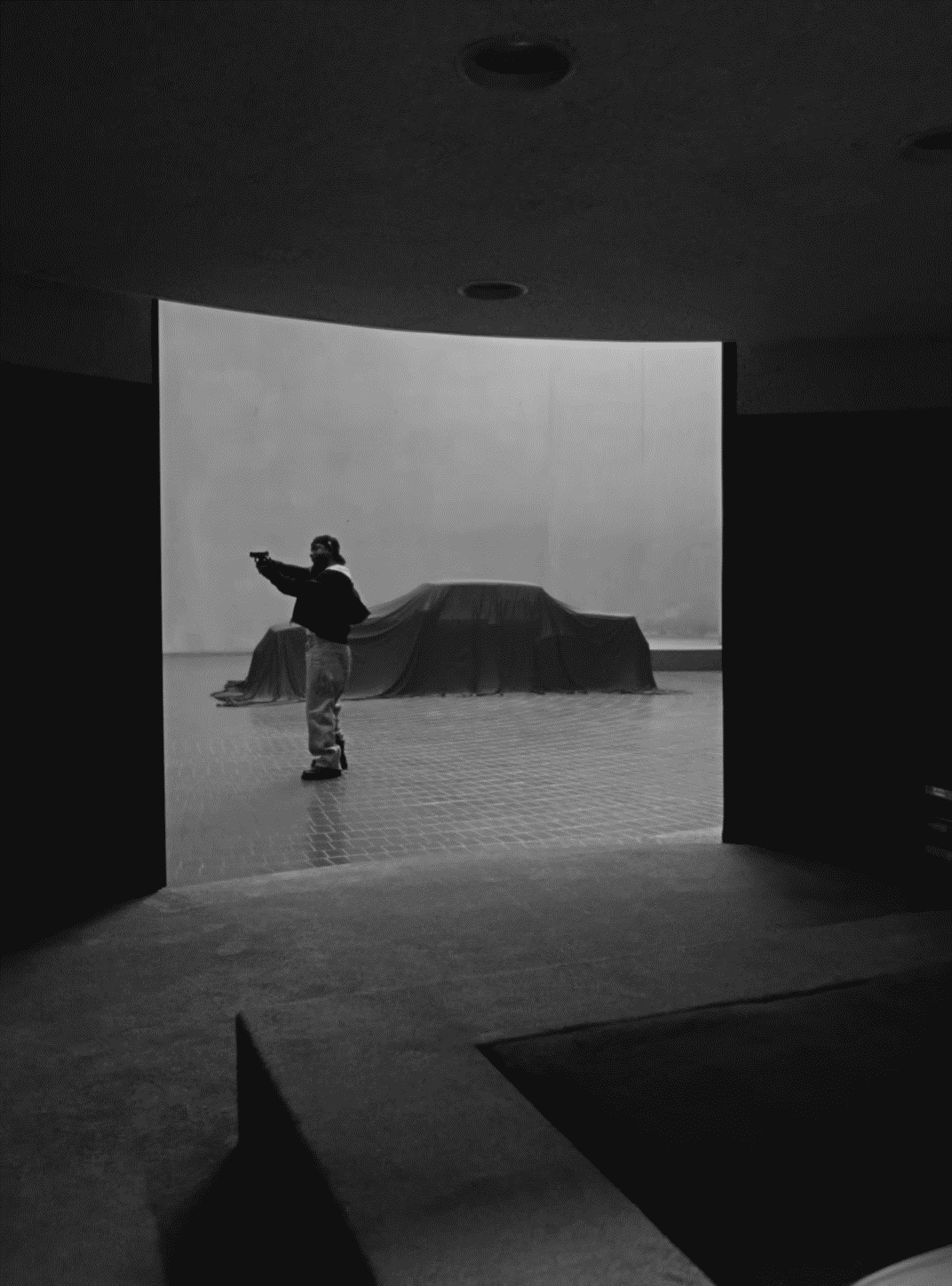 Gun for Kindle Paperwhite wallpaper featuring man and gun and more