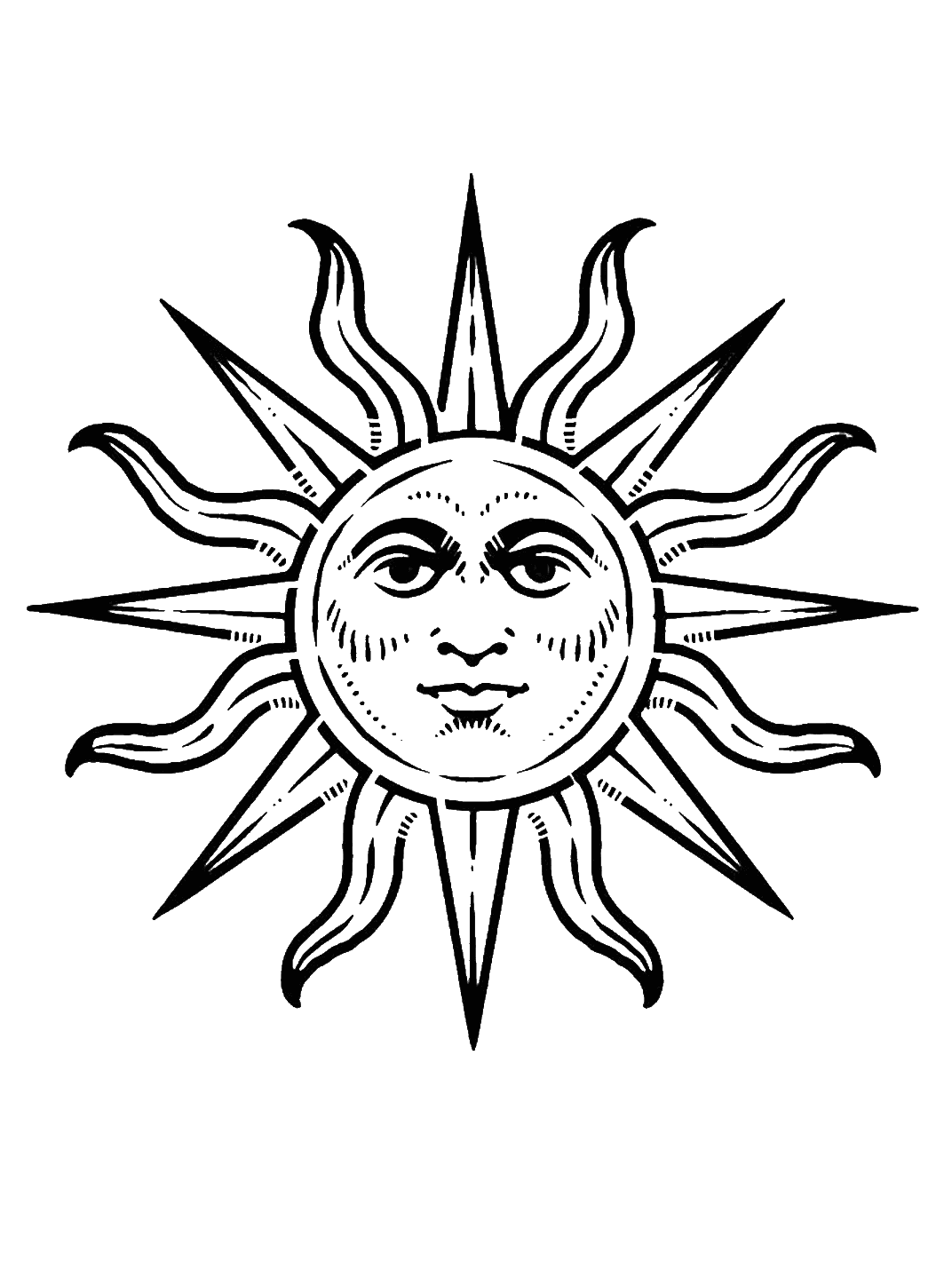 Sun for Kindle Paperwhite wallpaper featuring sun and symbol and more