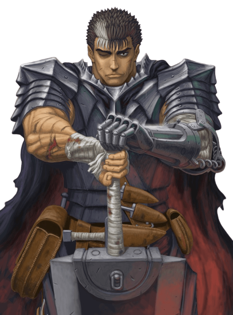 Berserk for Kindle Paperwhite wallpaper featuring warrior and sword and more