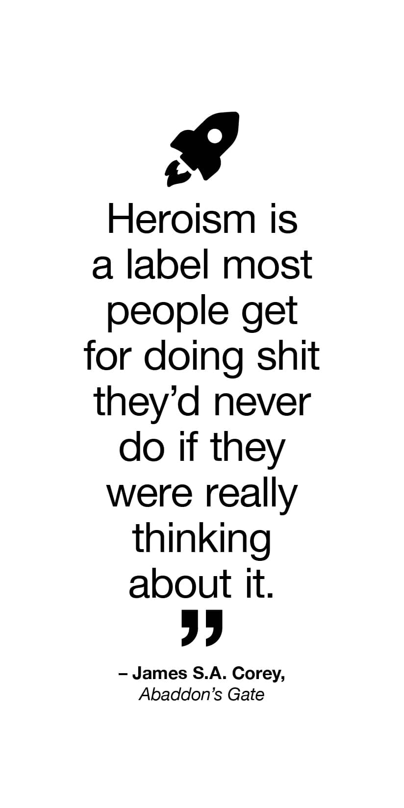 [Palma] Speculative Fiction quotes - James SA Corey - door and corners for e-reader wallpaper featuring quote and text and more