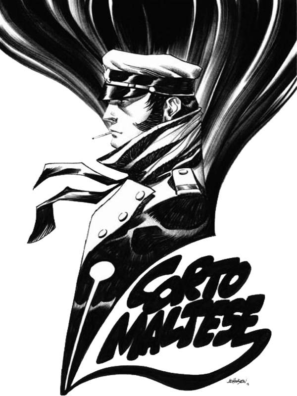 Corto Maltese for Kindle Paperwhite wallpaper featuring corto maltese and character and more
