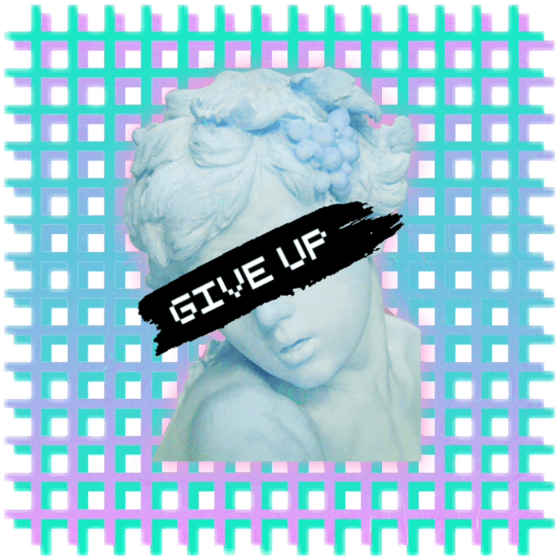 Give up for e-reader wallpaper featuring bust and sculpture and more