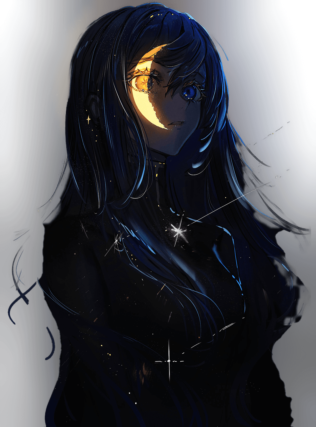 moon eye OC for Kobo Clara wallpaper featuring character and portrait and more