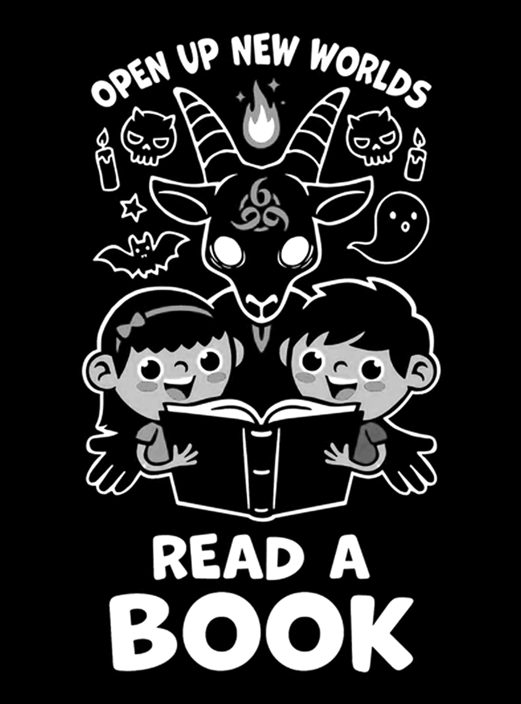 Baphy & Kids for Kindle Paperwhite wallpaper featuring children and goat and more