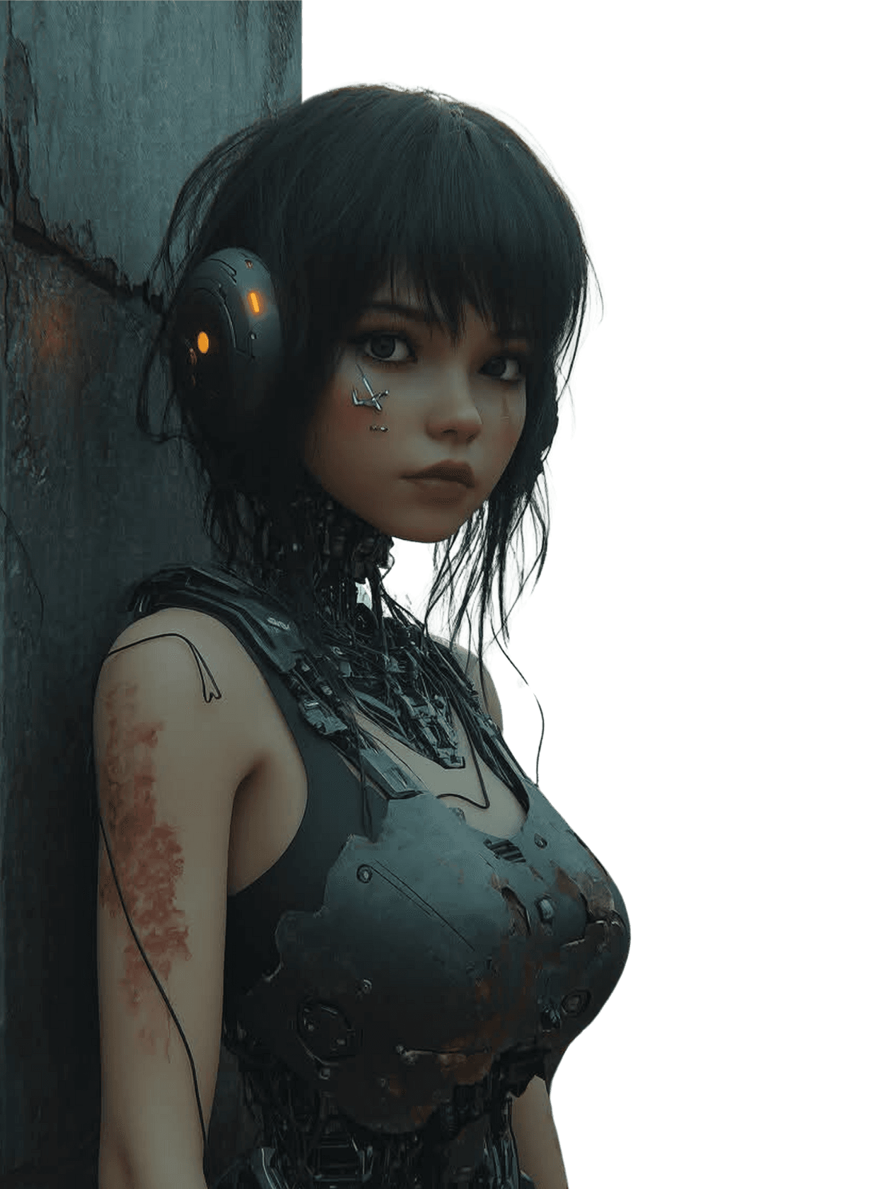 Anime_jh_00014 for Other wallpaper featuring cybernetic woman and portrait and more