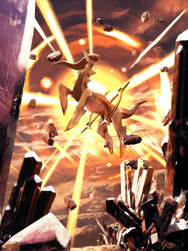 Arceus by Takumi Wada for Kindle Paperwhite wallpaper featuring legendary Pokémon and Arceus and more