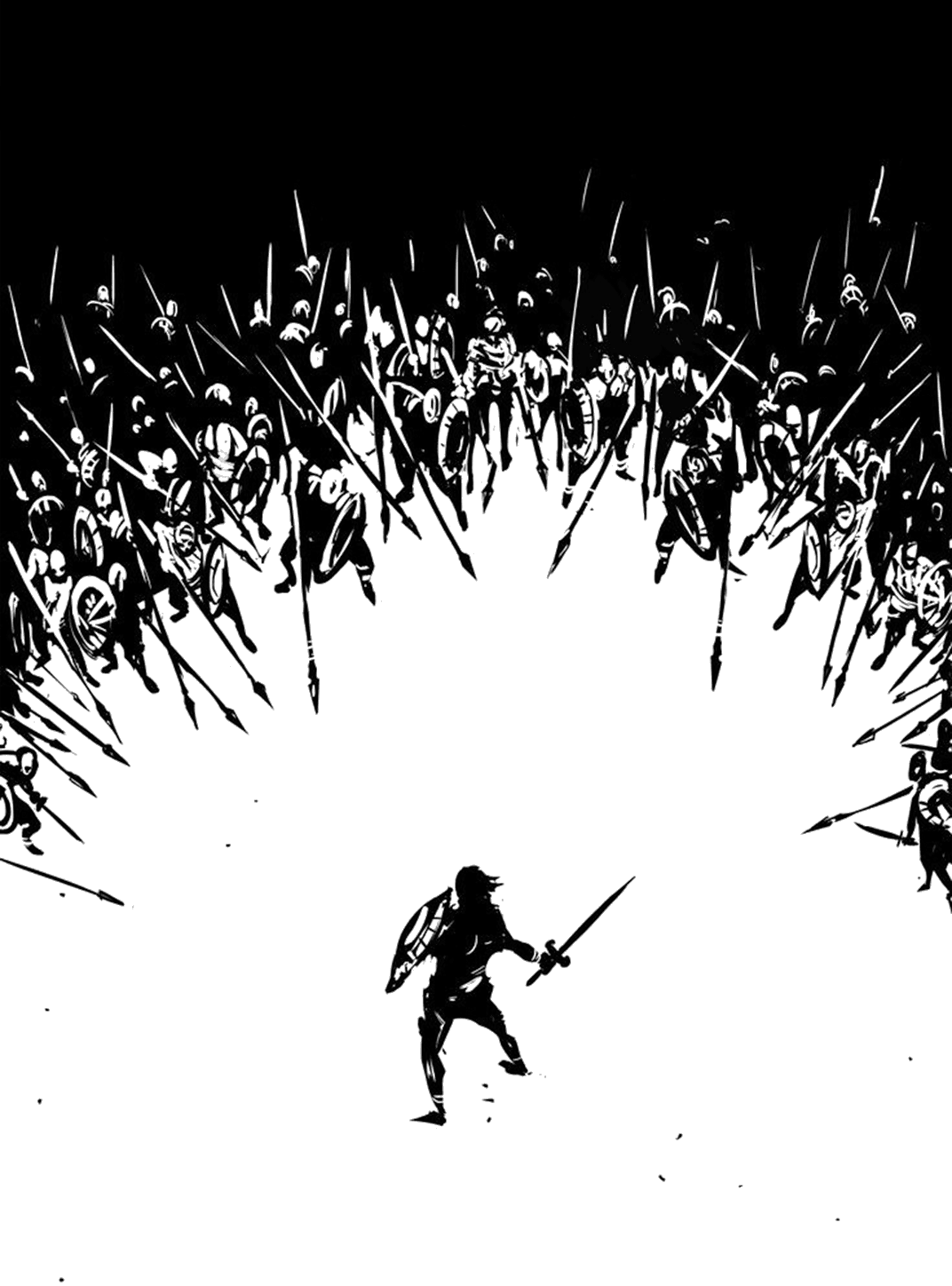 Fight or freeze or flight! for Kindle Paperwhite wallpaper featuring battle and warrior and more