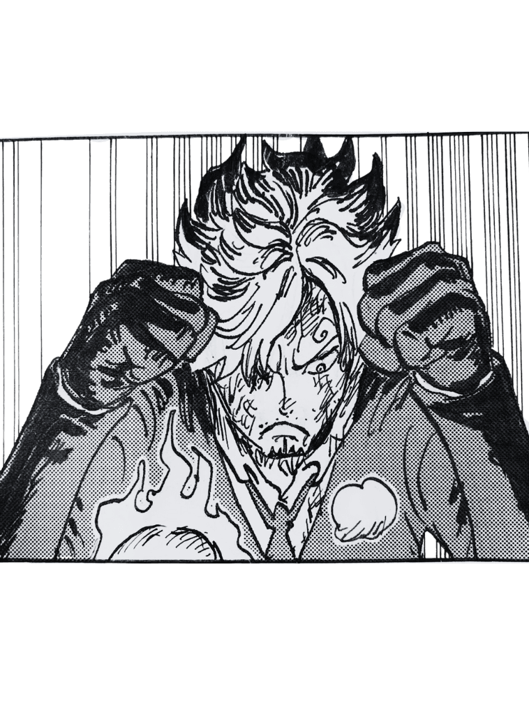 Ifrit Jambe - Sanji for Kindle Paperwhite wallpaper featuring man and anger and more