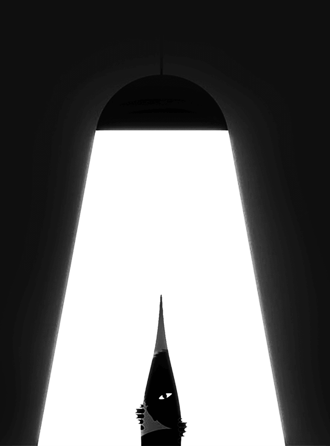 Lurking for Kindle Paperwhite wallpaper featuring figure and mysterious character and more