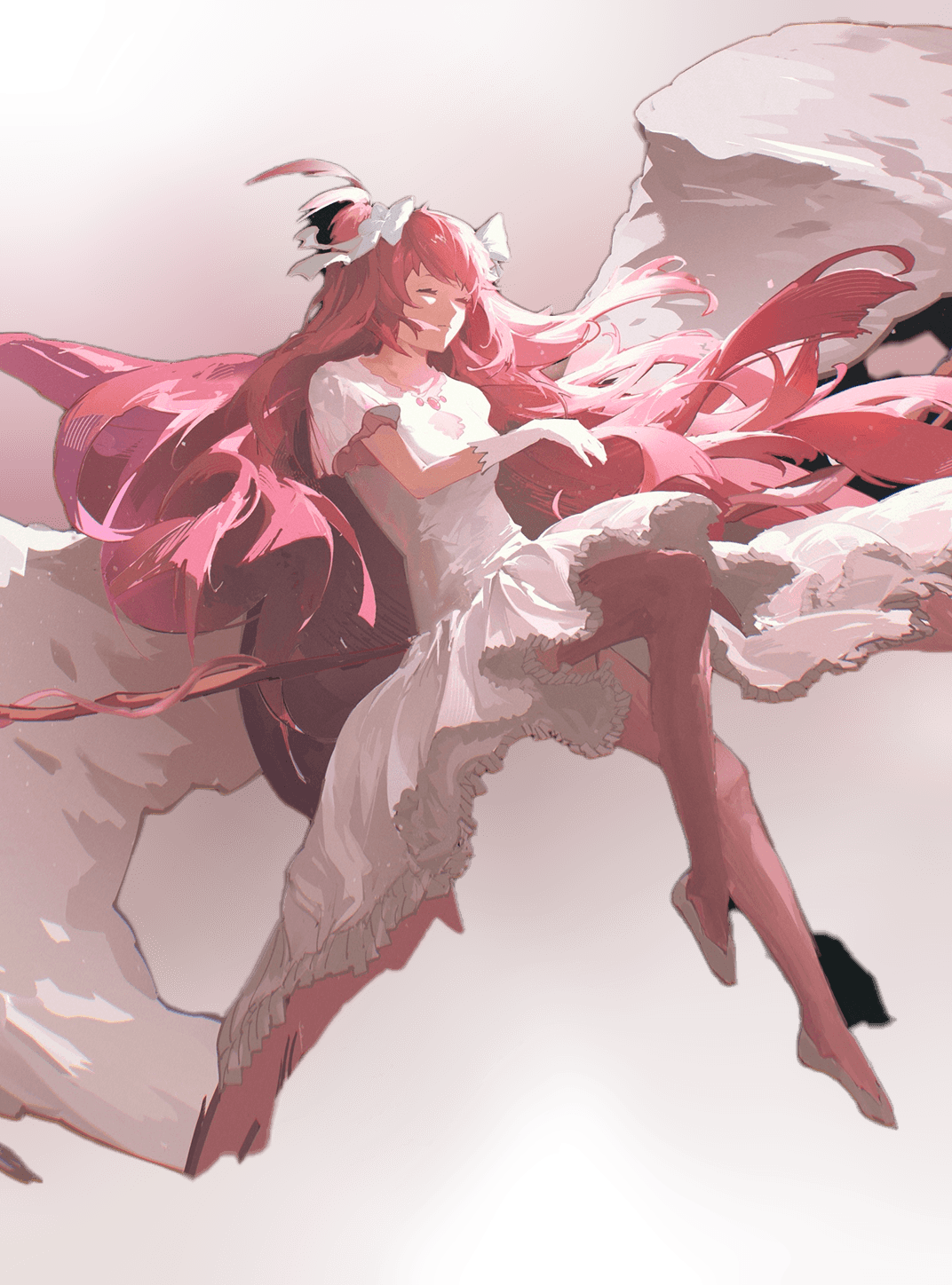 Madoka God for Kobo Clara wallpaper featuring girl and whimsical and more