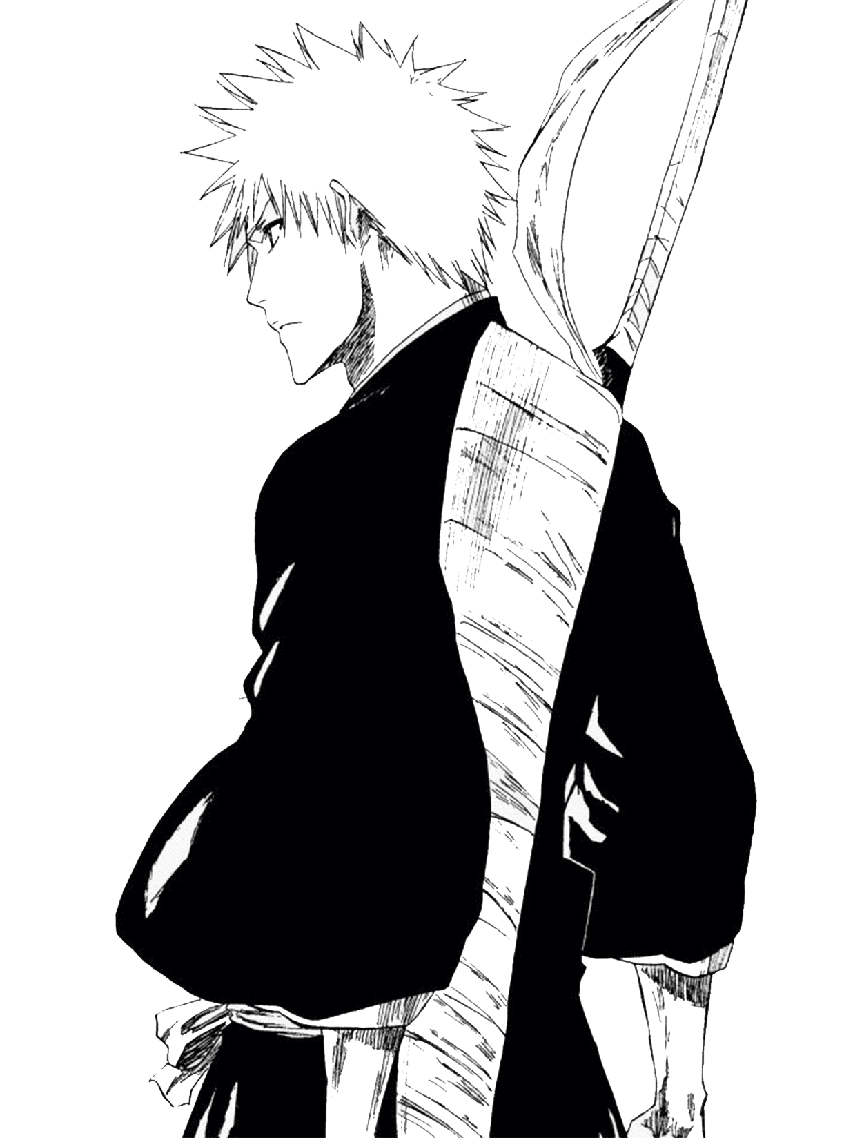 Ichigoat for Kindle Paperwhite wallpaper featuring anime character and sword and more