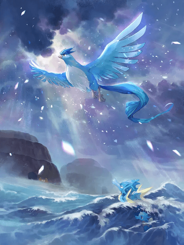 Articuno by Kodama for Kindle Paperwhite wallpaper featuring png
