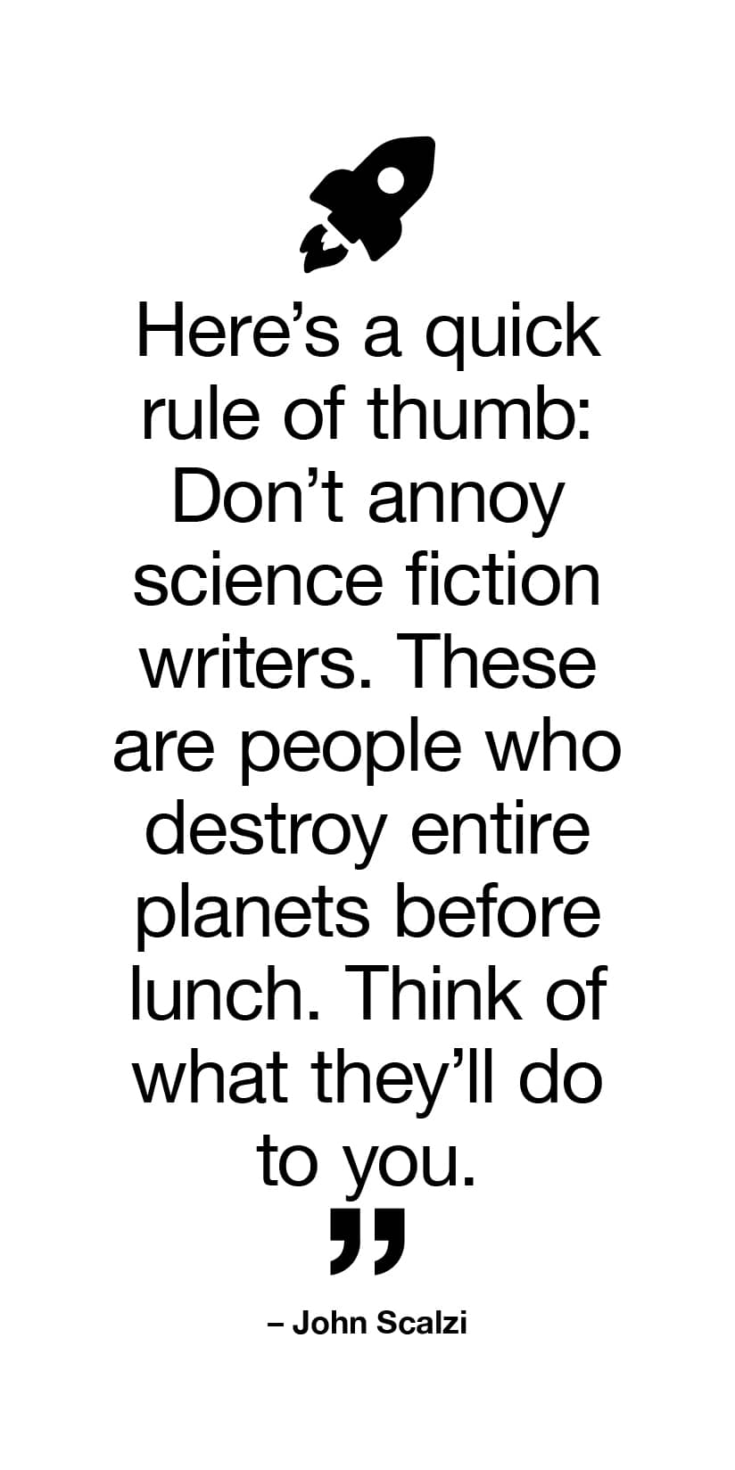 [Palma] Speculative Fiction quotes - Joe Haldeman - future hasnt happened yet for e-reader wallpaper featuring quote and science fiction and more