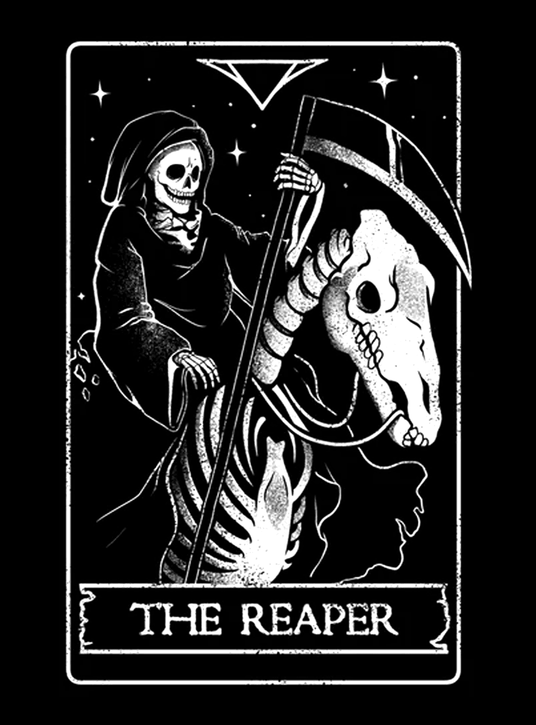 The Reaper for Kindle Paperwhite wallpaper featuring skeleton and reaper and more