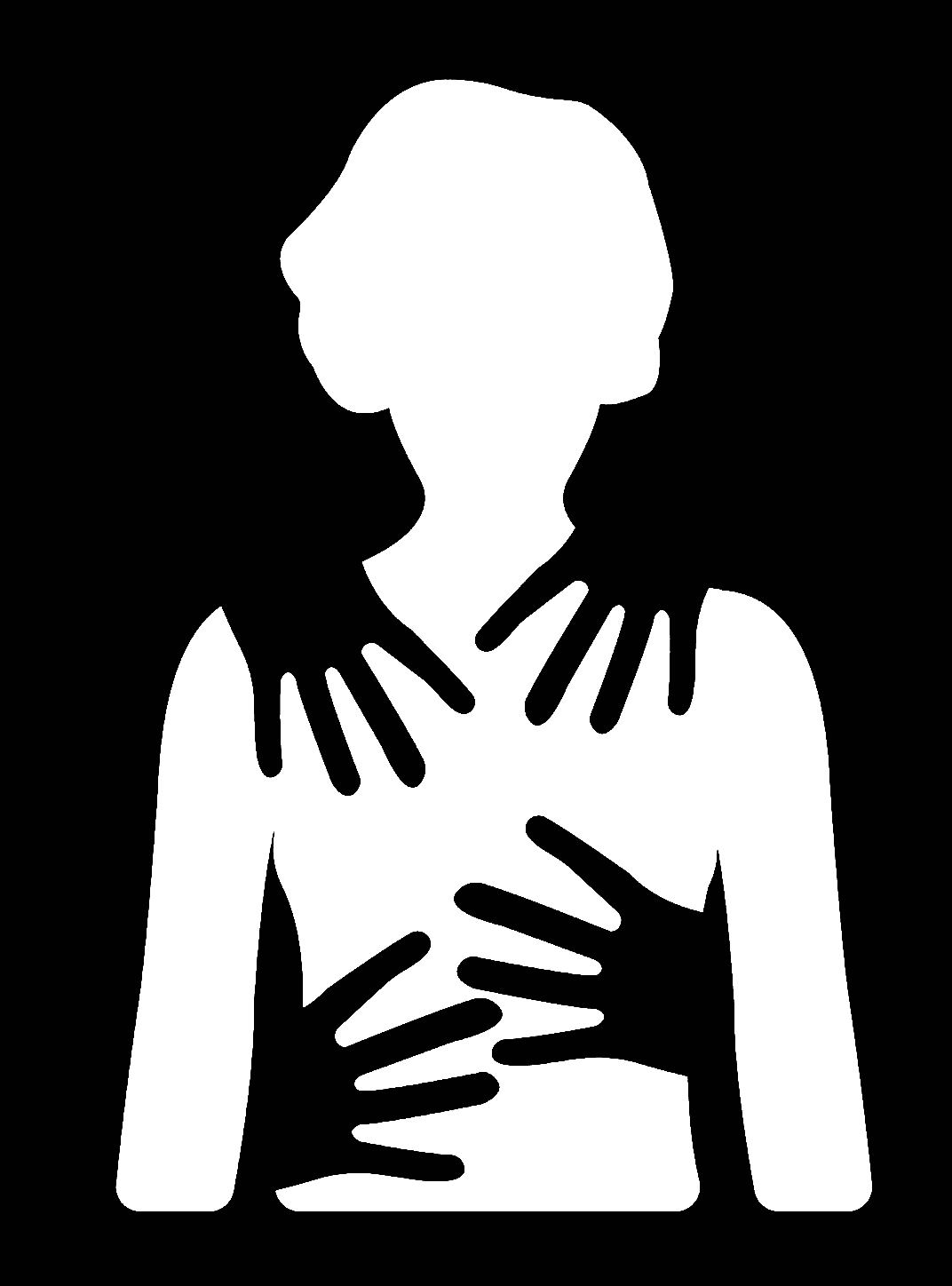 All hands on me for Kindle Paperwhite wallpaper featuring silhouette and hands and more