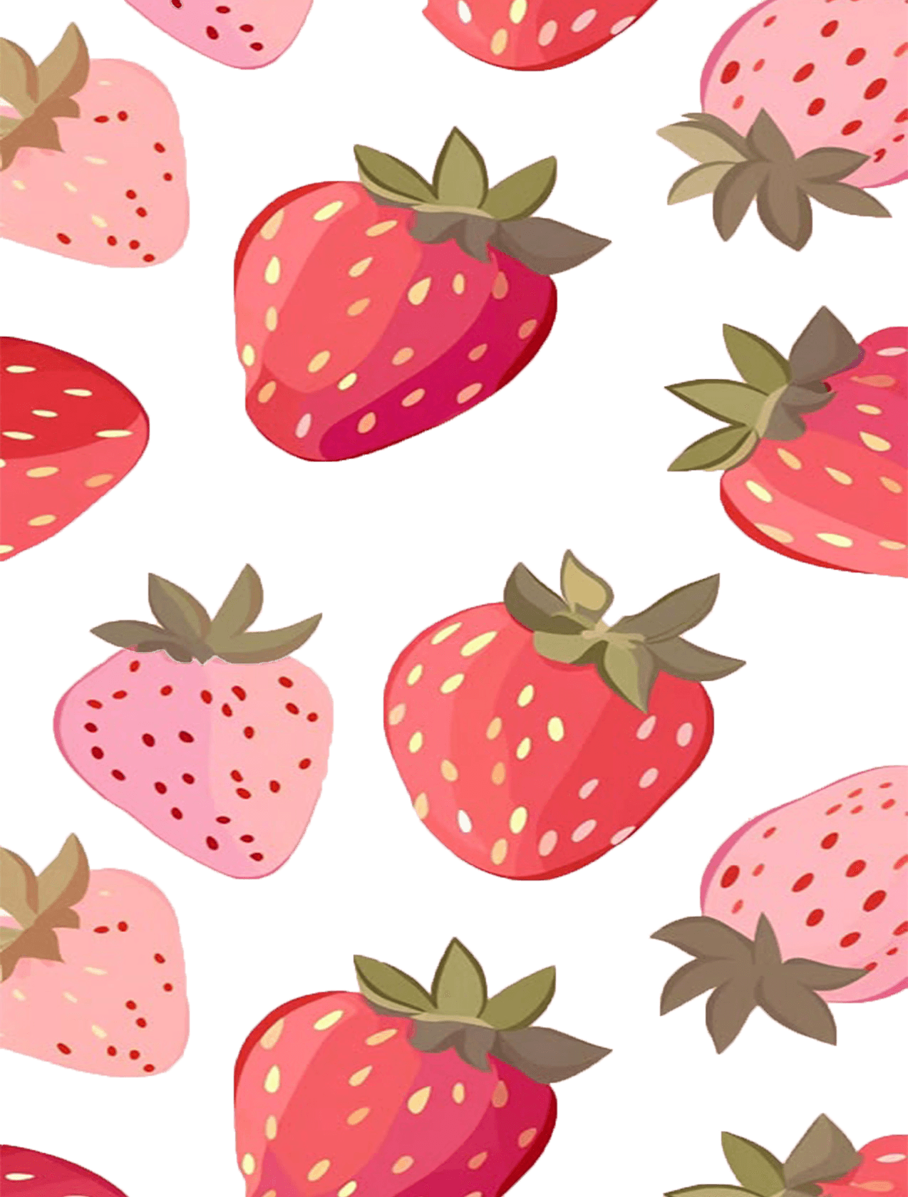 Strawberries for e-reader wallpaper featuring strawberries and fruit and more