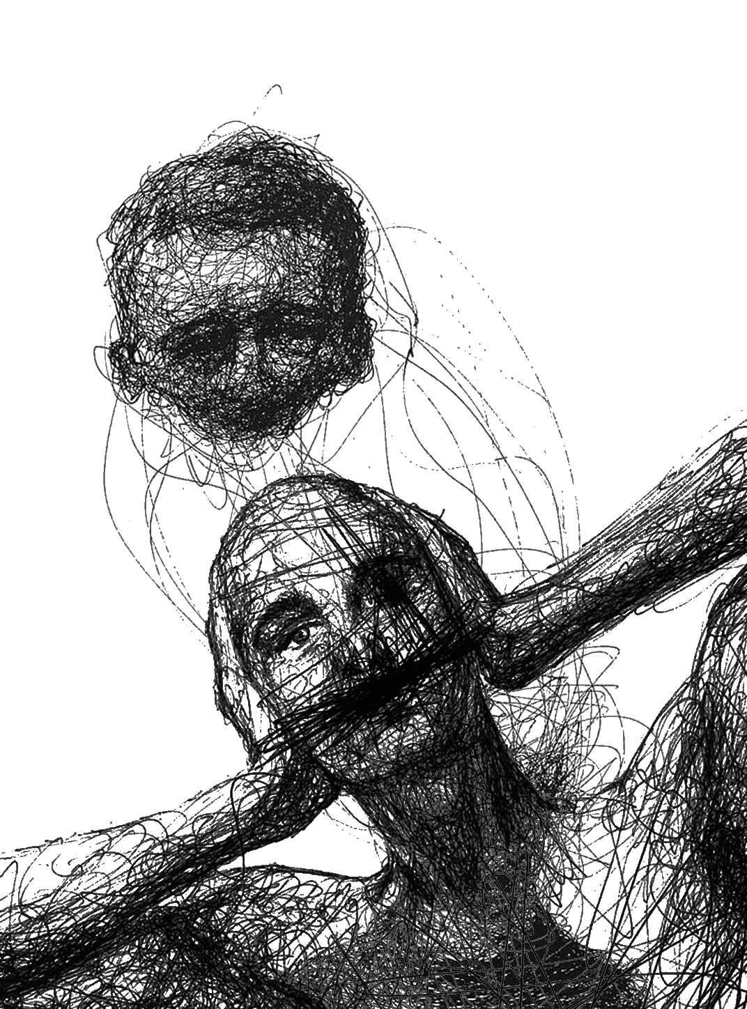 The Outsider for Kindle Paperwhite wallpaper featuring figures and abstract and more