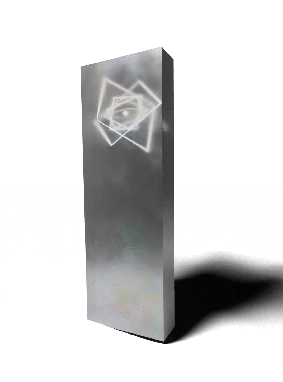 Monolith - A Space Odyssey (White) for e-reader wallpaper