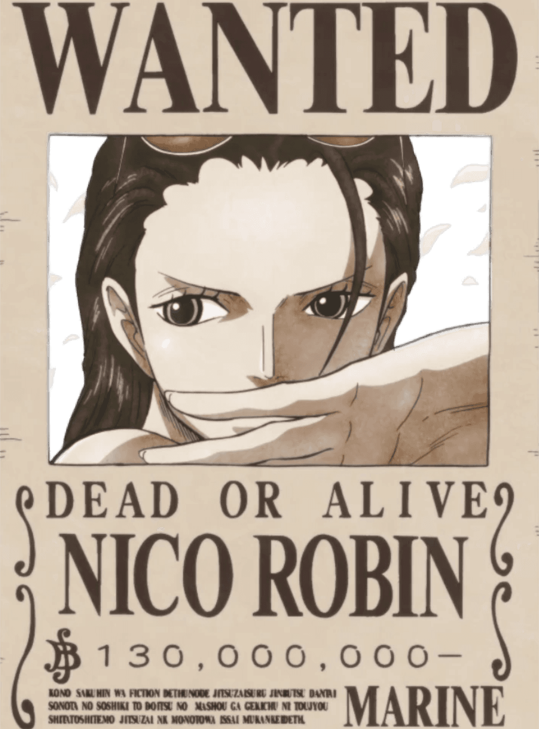 Nico Robin Wanted Poster for Kindle Paperwhite wallpaper featuring anime and one piece and more