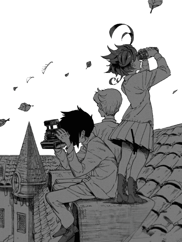 the promised neverland for e-reader wallpaper featuring png and anime