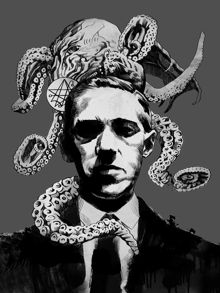 Lovecraft for Kindle Paperwhite wallpaper featuring lovecraft and cthulhu and more