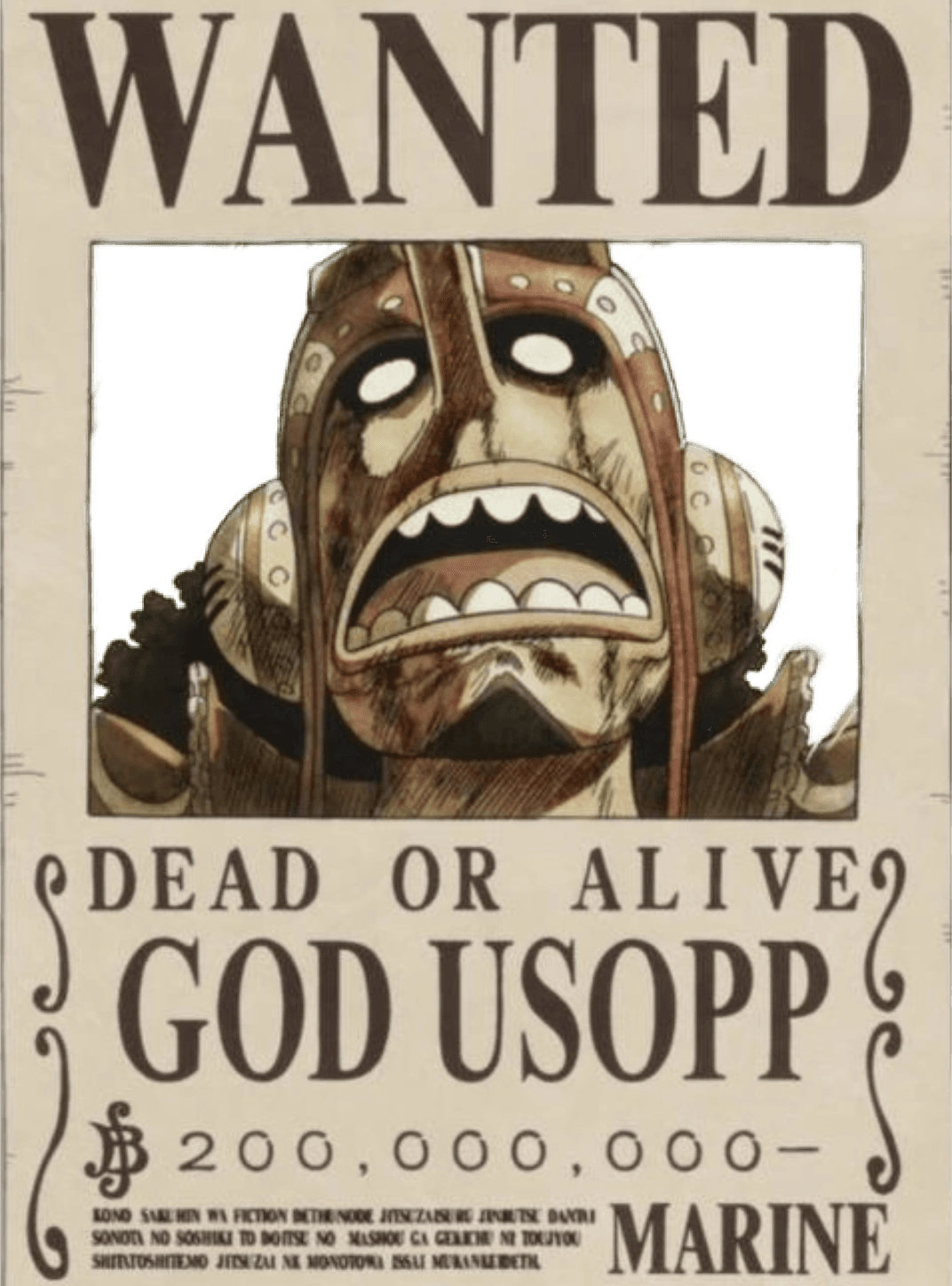 Usopp Wanted Poster for Kindle Paperwhite wallpaper featuring anime and one piece and more