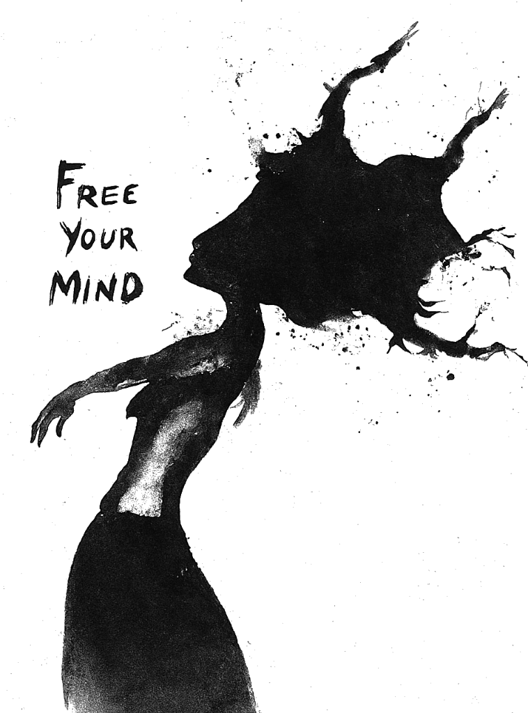 Free Your Mind for Other wallpaper featuring png and back and white and more