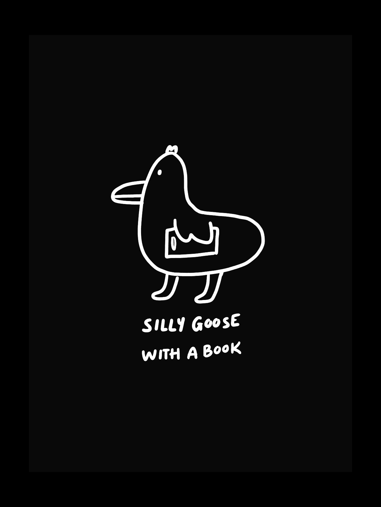 Silly Goose for Kobo Libra wallpaper featuring funny