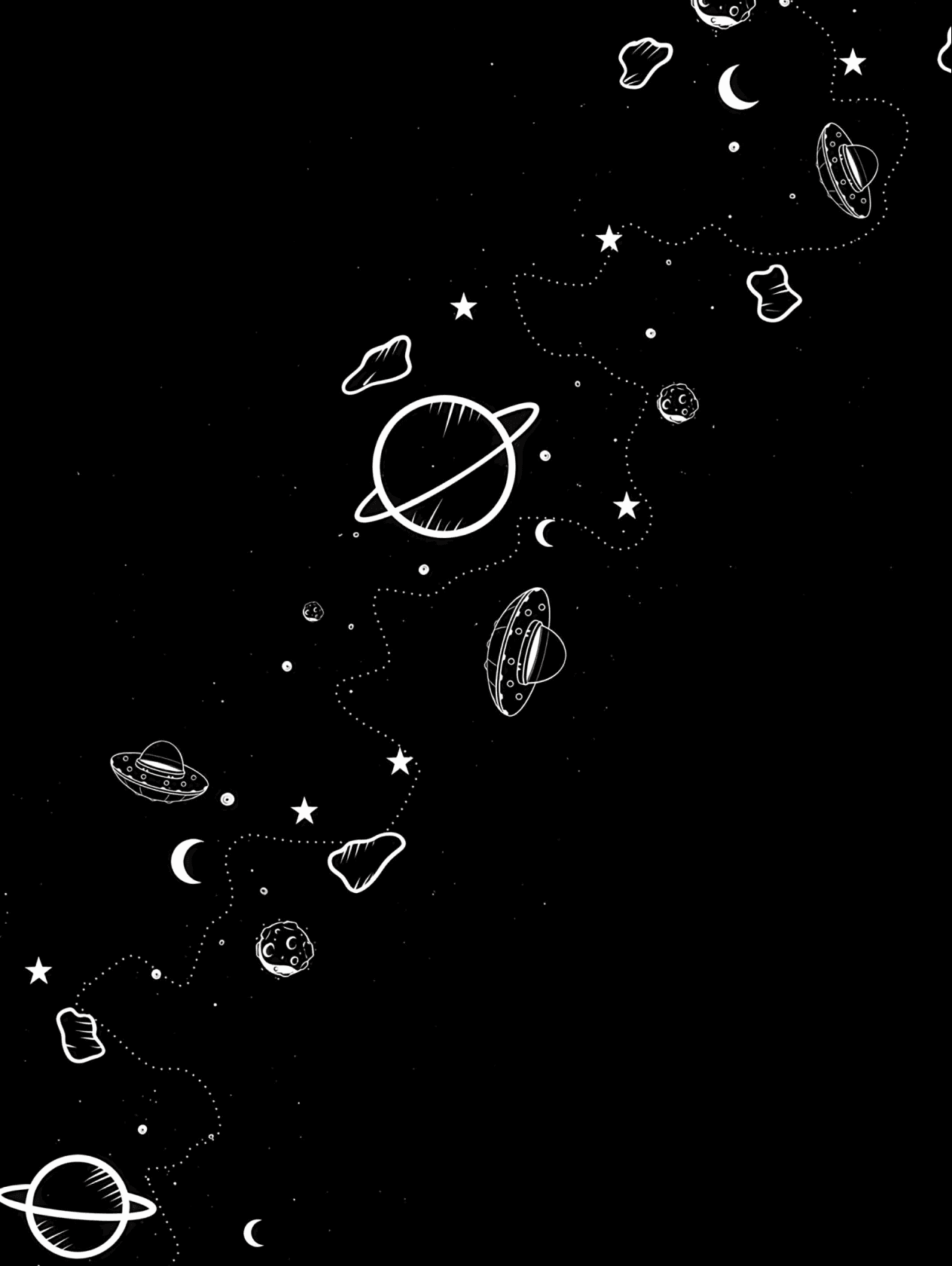 Space Diagonal for Kobo Libra wallpaper featuring stars and space and more