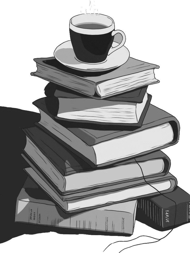 books and coffee for Kindle Paperwhite wallpaper featuring png and books and more