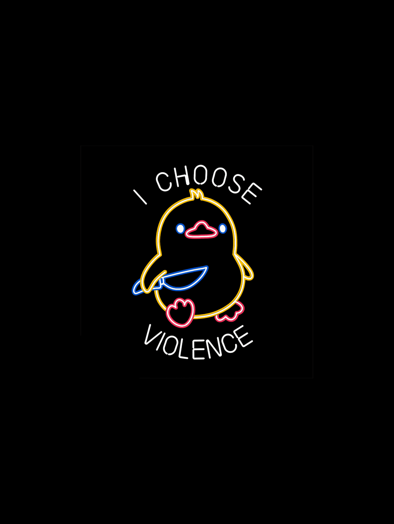 I Choose Violence for Kobo Libra wallpaper featuring funny and cute and more