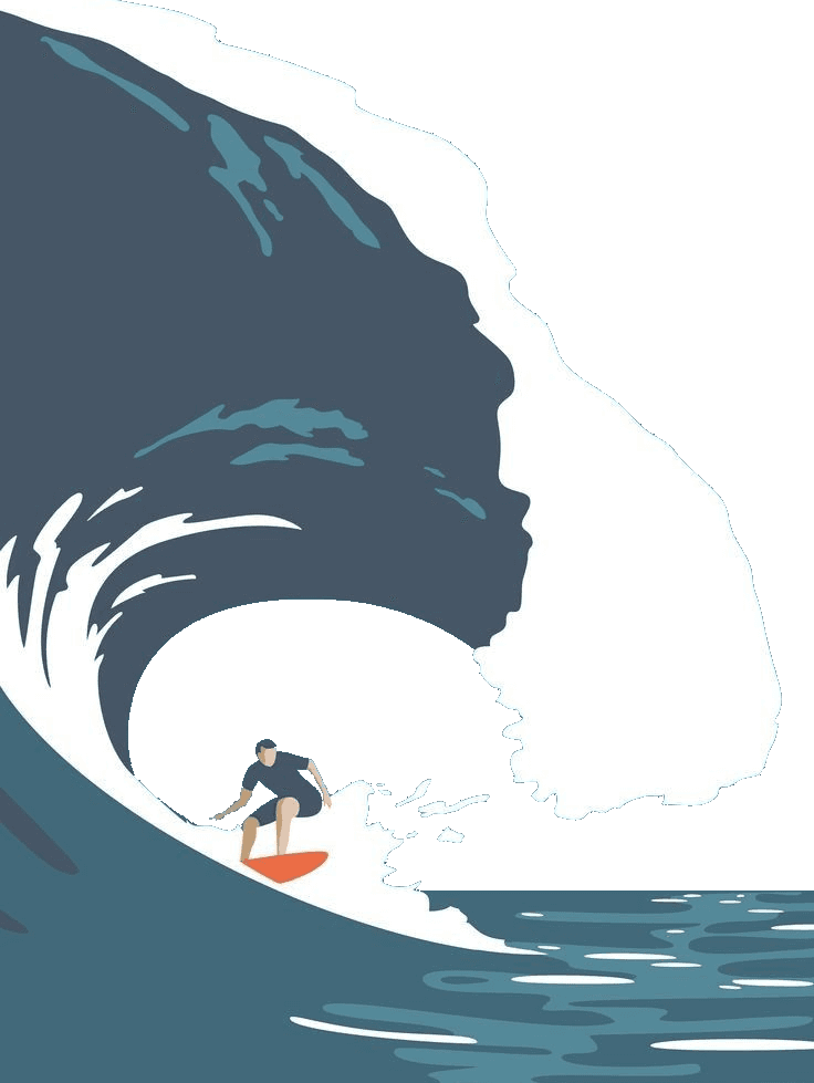 surf for Kindle Paperwhite wallpaper featuring png and color
