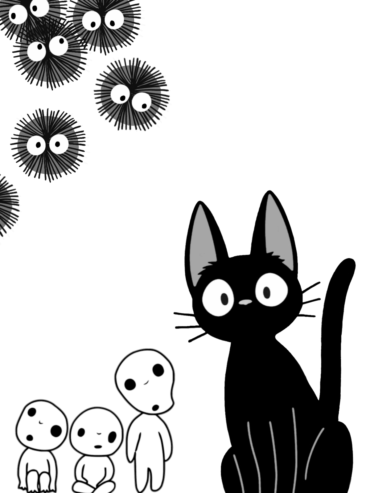 Ghibli montage for Kobo Libra wallpaper featuring png and anime and more