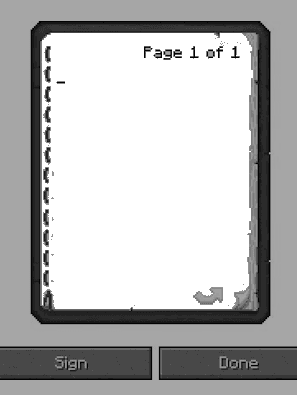 minecraft notepad for e-reader wallpaper featuring png