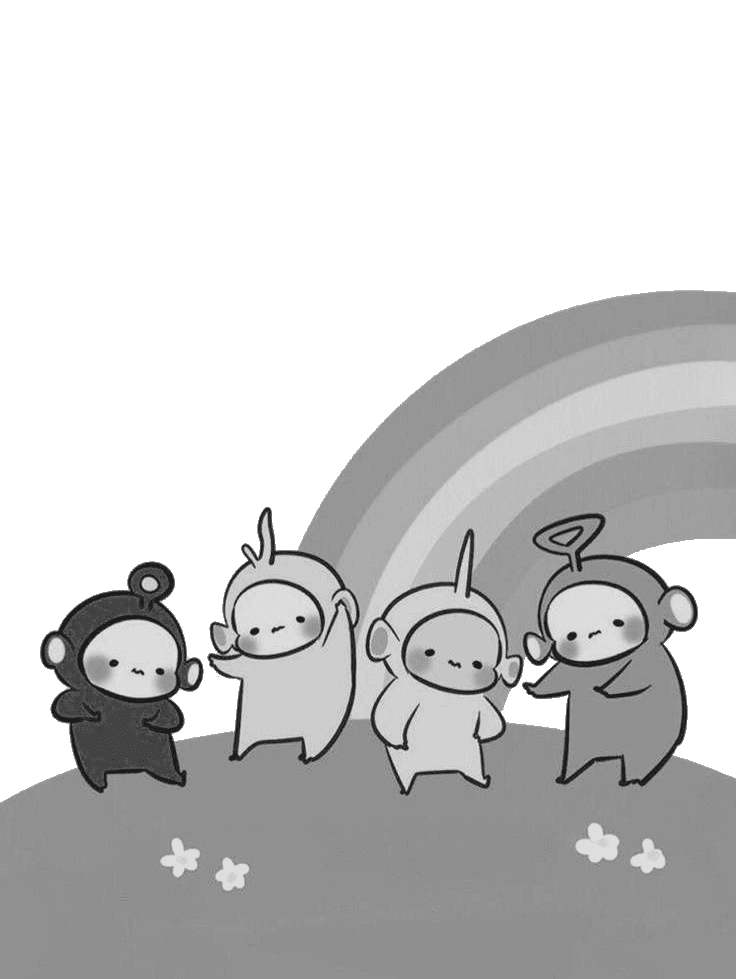 teletubbies for Kindle Paperwhite wallpaper featuring cute and minimal