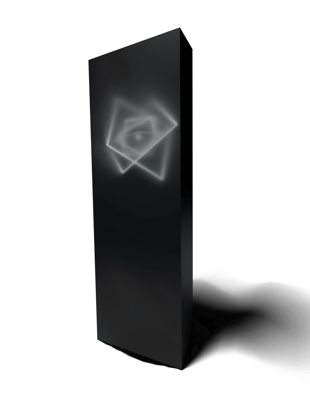 Monolith - A Space Odyssey (Black with Symbols) for Kobo Clara wallpaper