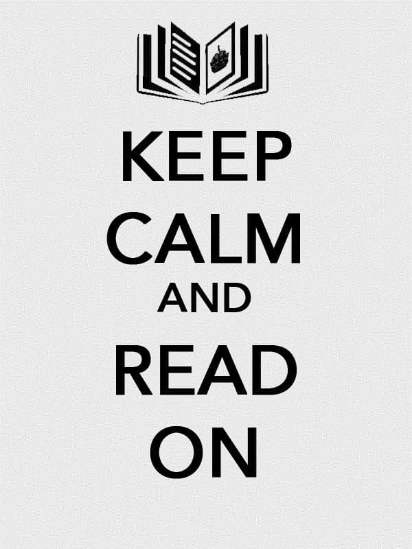 Keep calm and read on for Other wallpaper featuring quotes