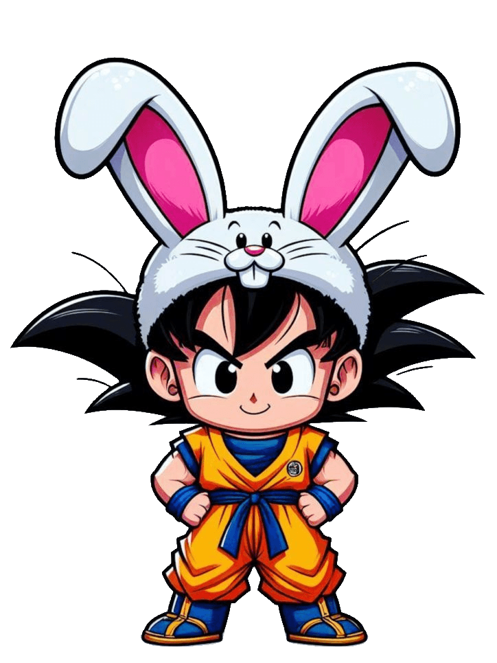 Easter Goku for Kobo Libra wallpaper featuring png and anime and more