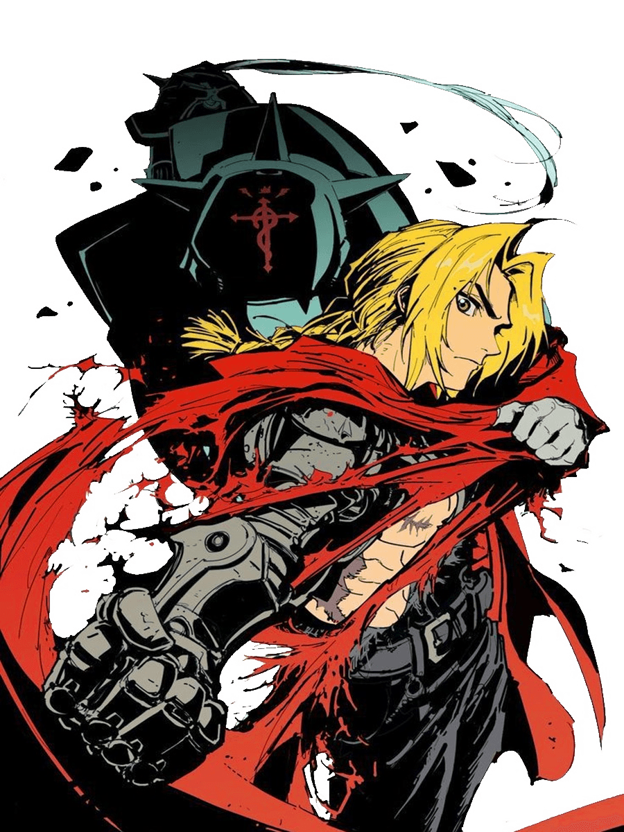 FMA - Ed and Al for Kobo Libra e-reader wallpaper or screensaver featuring color and png and more