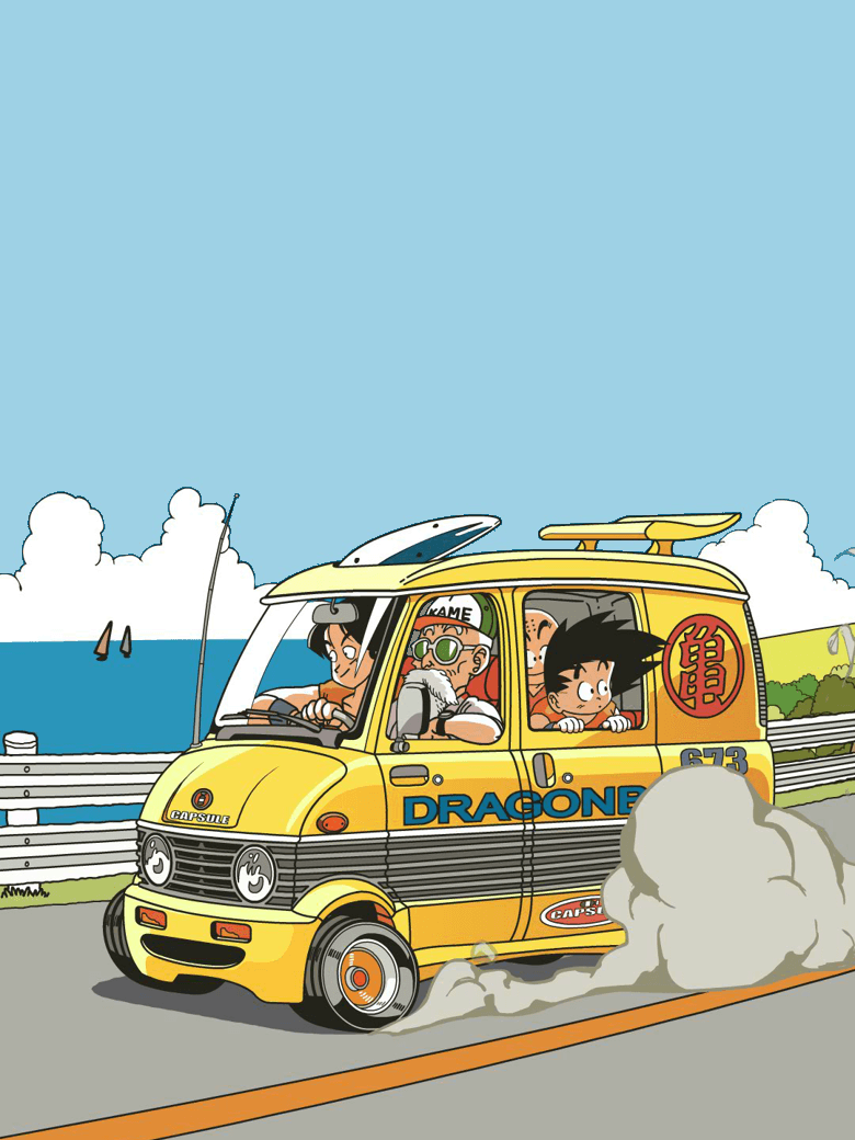 SeacarArt DBZ camper for Kobo Libra wallpaper featuring png and transparent and more