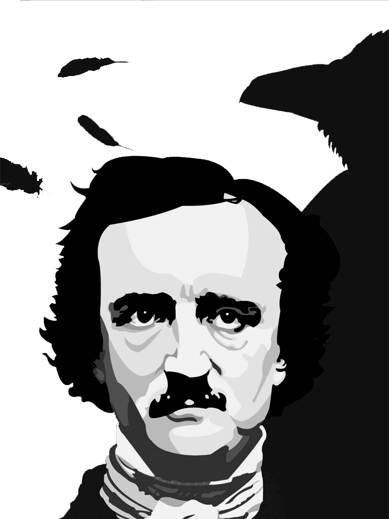 Edgar Allan Poe for Kindle Paperwhite wallpaper featuring horror and terror and more