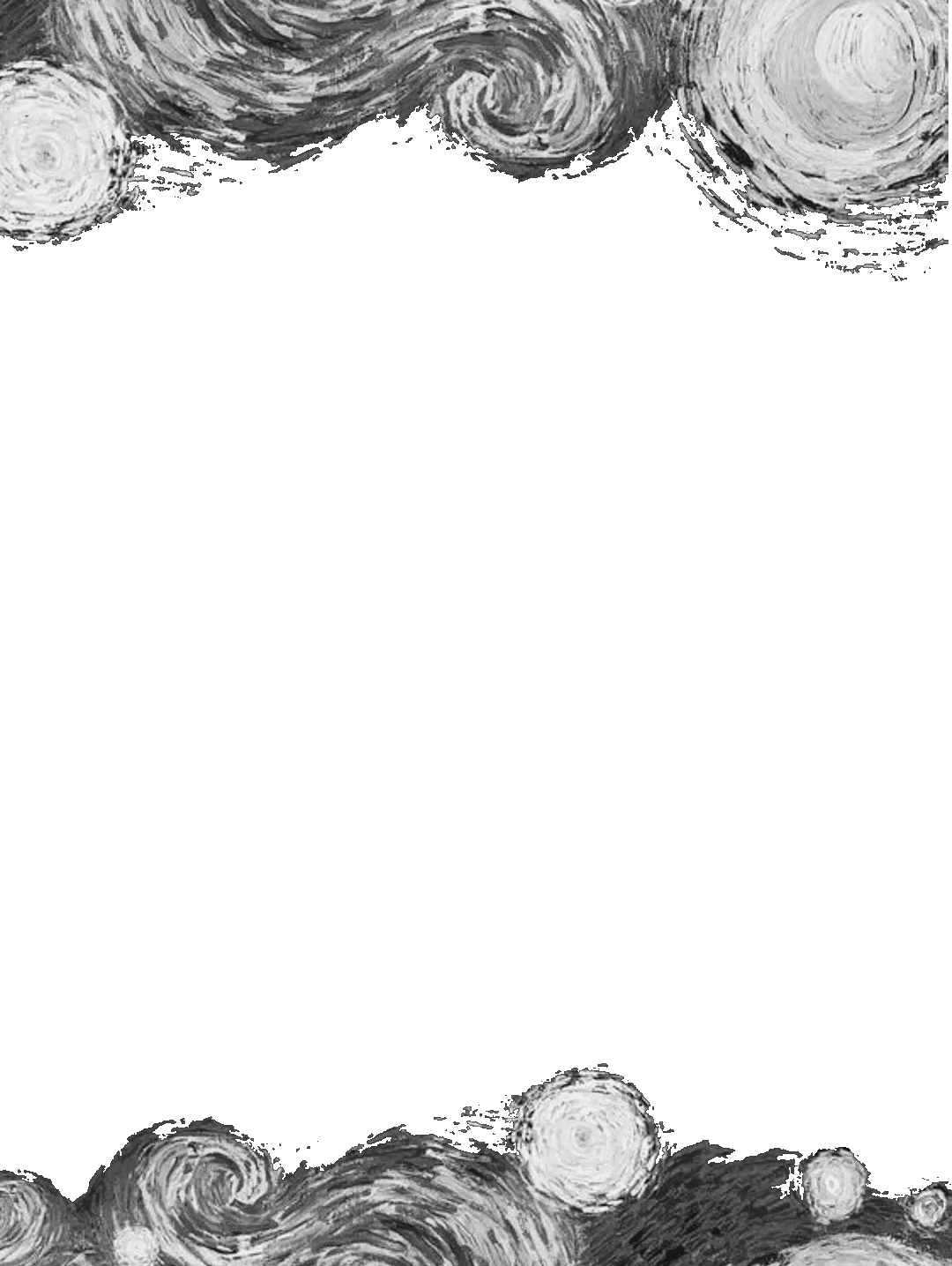 van gogh clouds for Kindle Paperwhite wallpaper