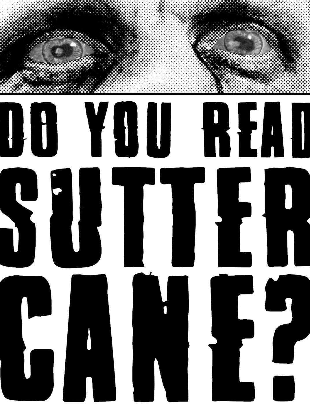 Do You Read Sutter Cane? png for Kindle Paperwhite wallpaper featuring book and cover