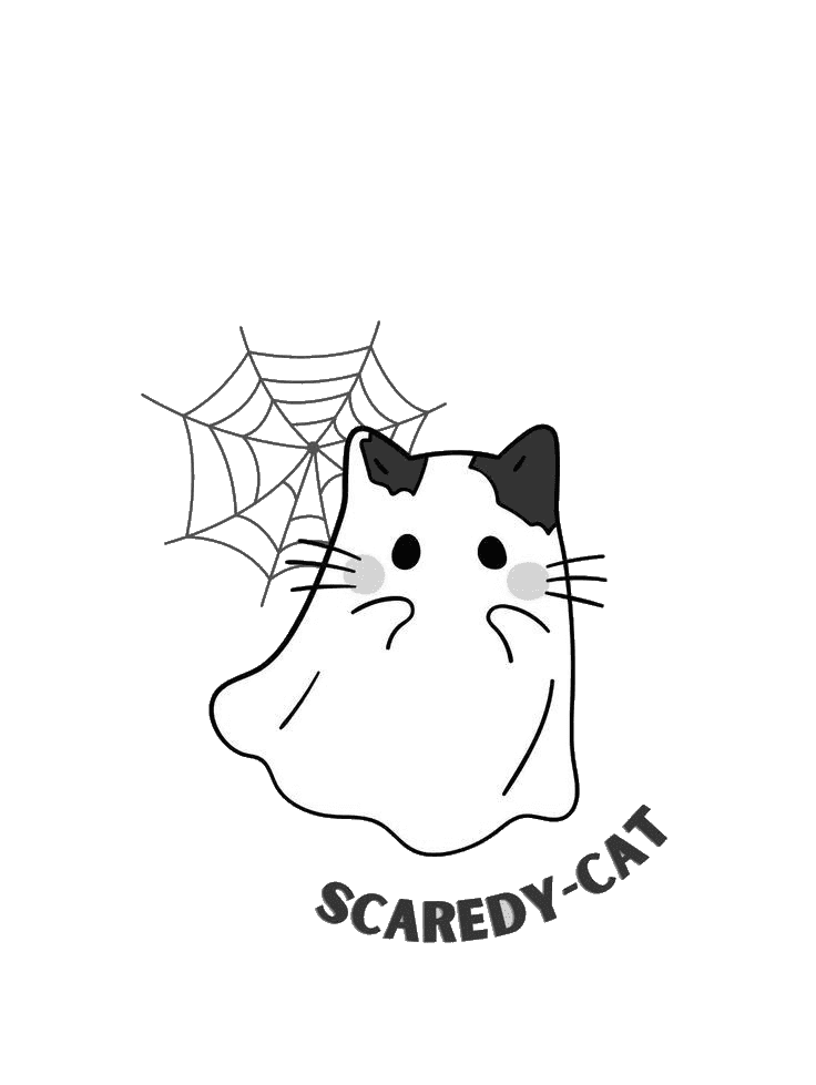 ghost cat for Kindle Paperwhite wallpaper featuring ghost and halloween