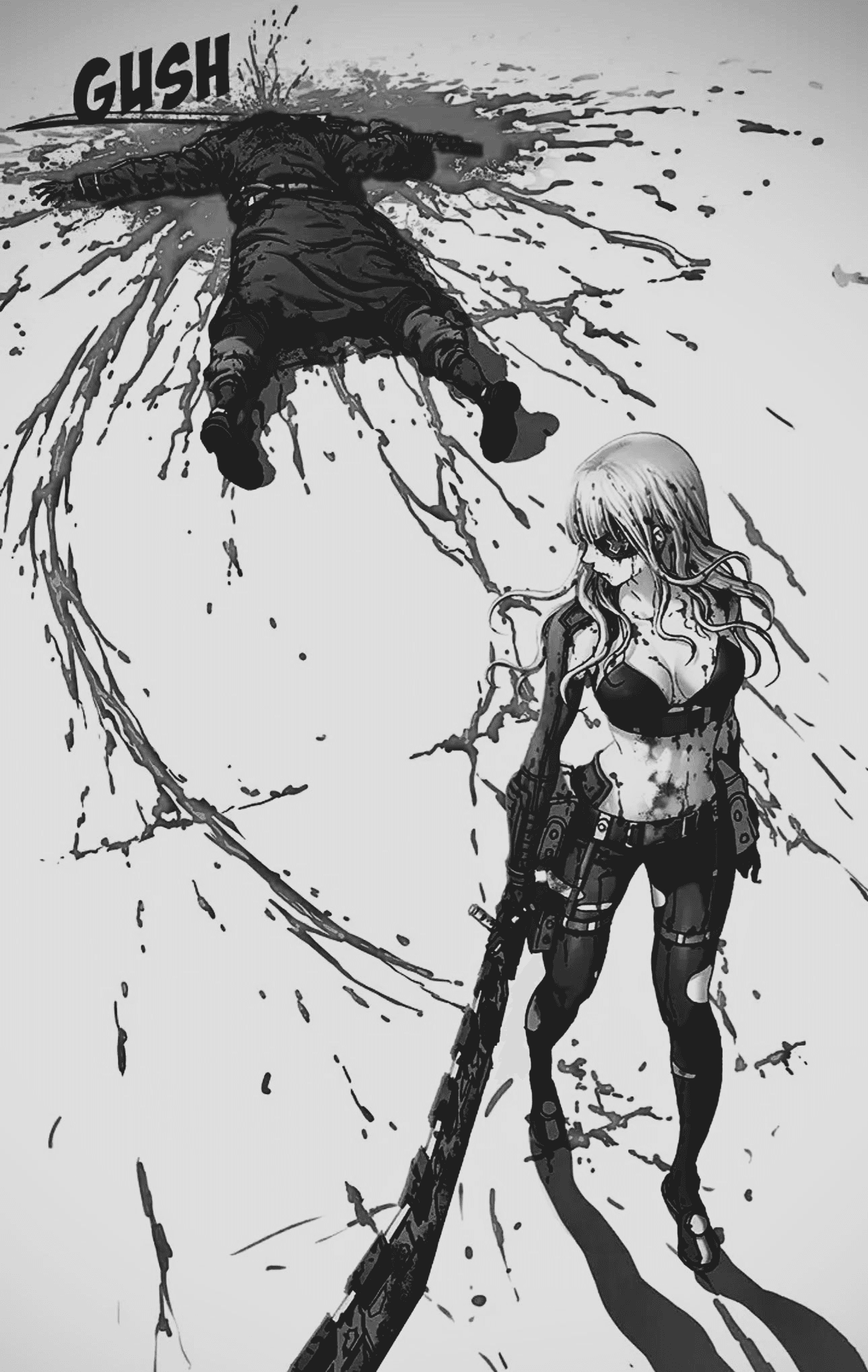 Leviathan Kana for Kindle Paperwhite wallpaper featuring black and white and manga