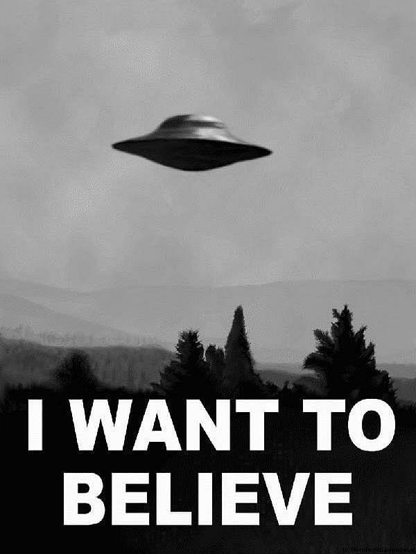 I Want to Believe UFO Poster for Other e-reader wallpaper or screensaver featuring ufo and alien and more