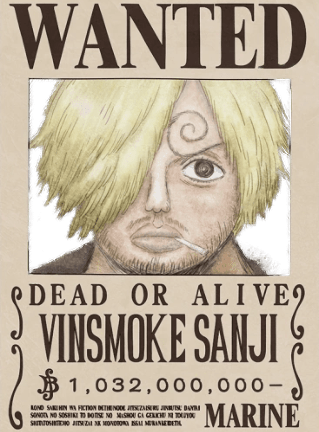 Vinsmoke Sanji Wanted Poster for Kindle Paperwhite wallpaper featuring anime and one piece and more