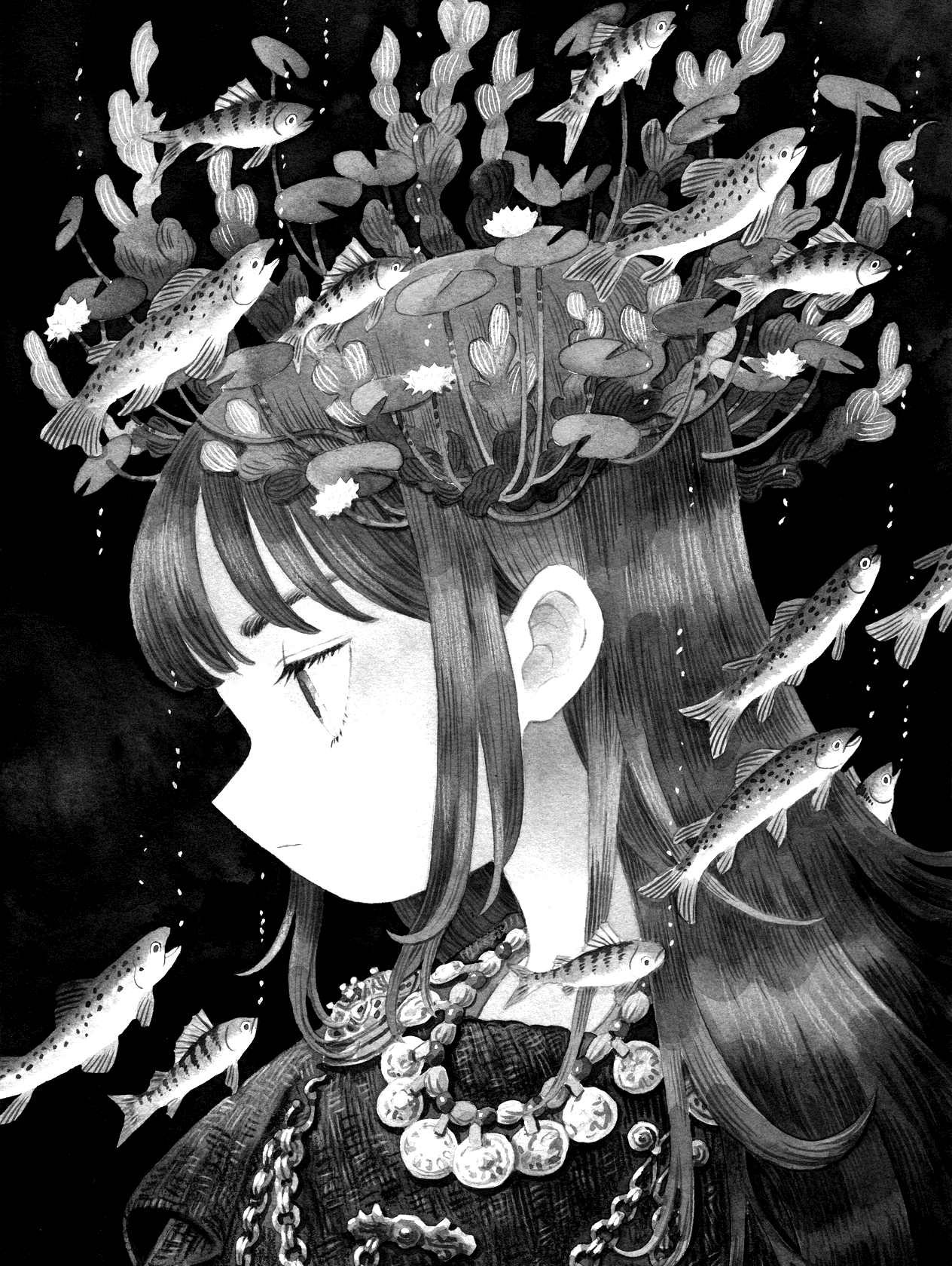 Vellamo for Kindle Paperwhite e-reader wallpaper or screensaver featuring girl and nature and more