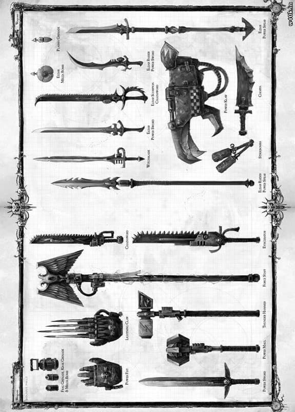 Warhammer 40.000 Weapons for Other wallpaper